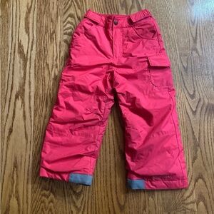Columbia Snow Pants Girls 4T Pink